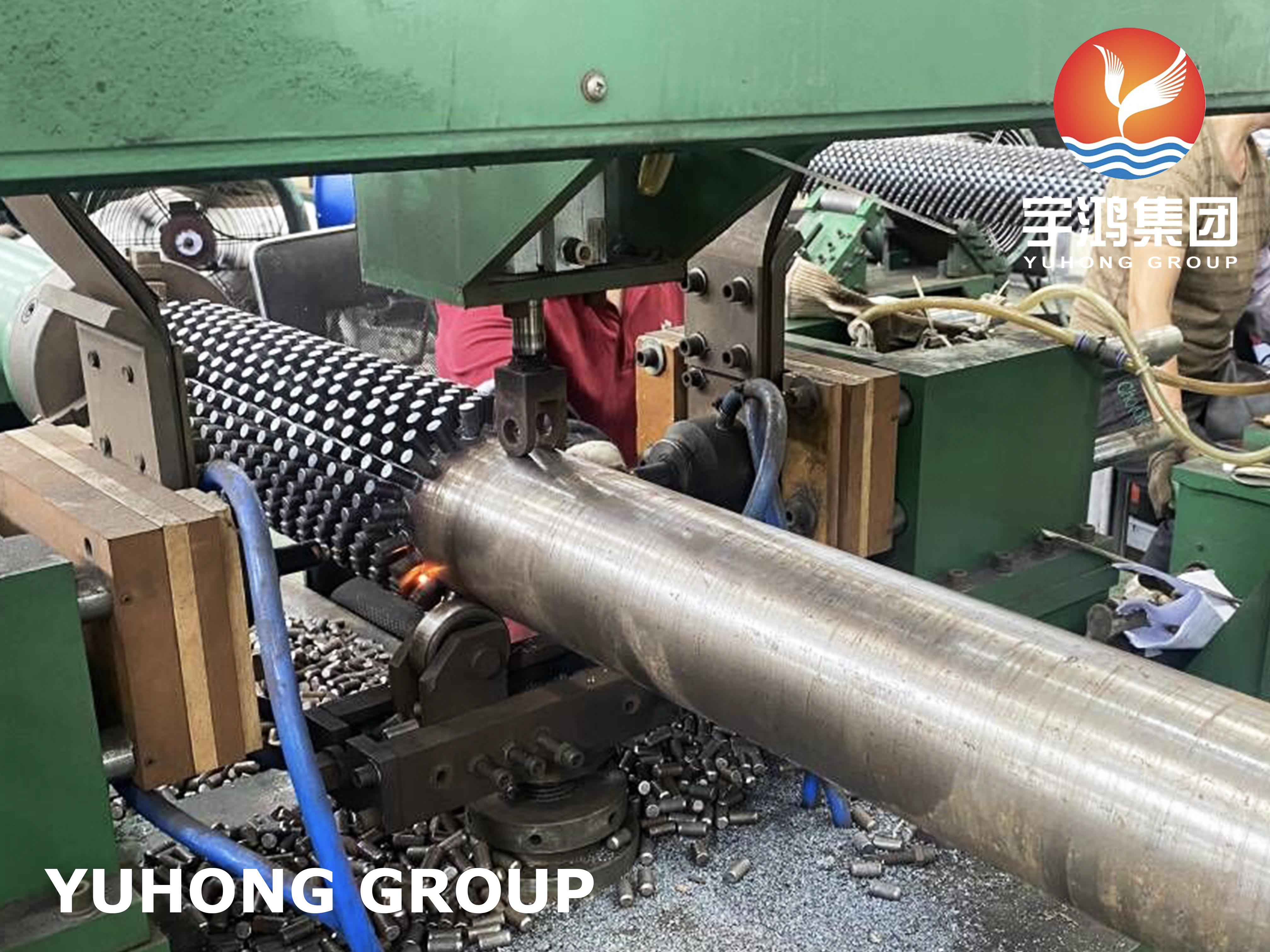 SS304 Stud Fin Tube HFW Type With CS Stud For Steam Generator 0