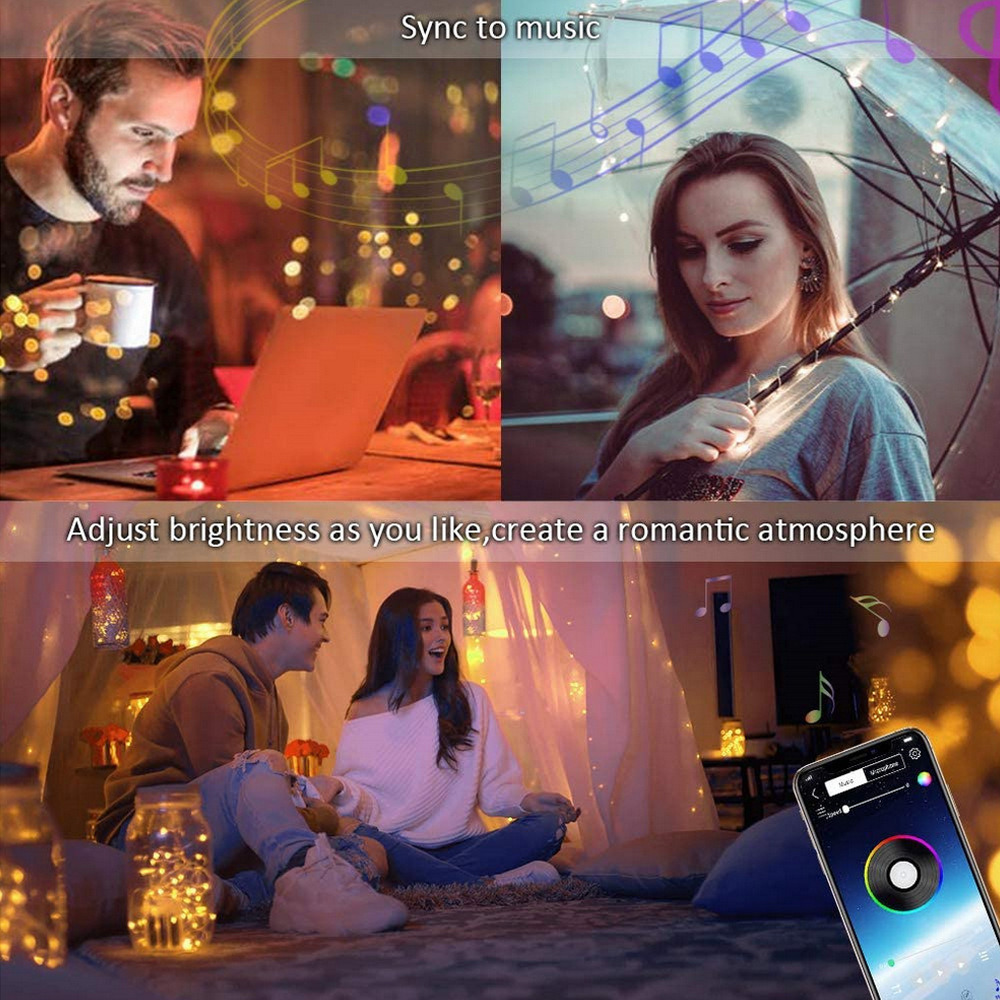 New LED Copper Lamp USB Outdoor Waterproof Lamp with Low Voltage Decorative Color Lamp String Wholesale