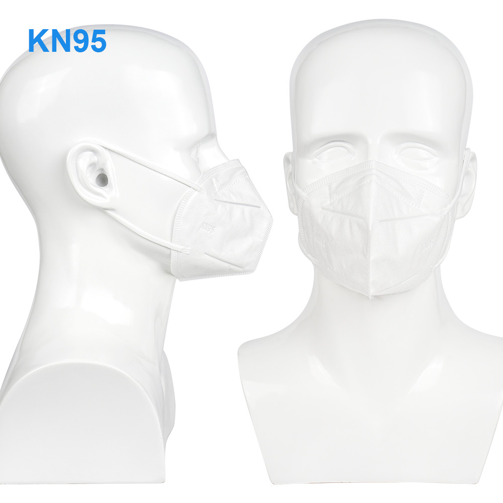 Breathable KN95 Respirator Mask / Anti Pollution Face Masker 5Ply