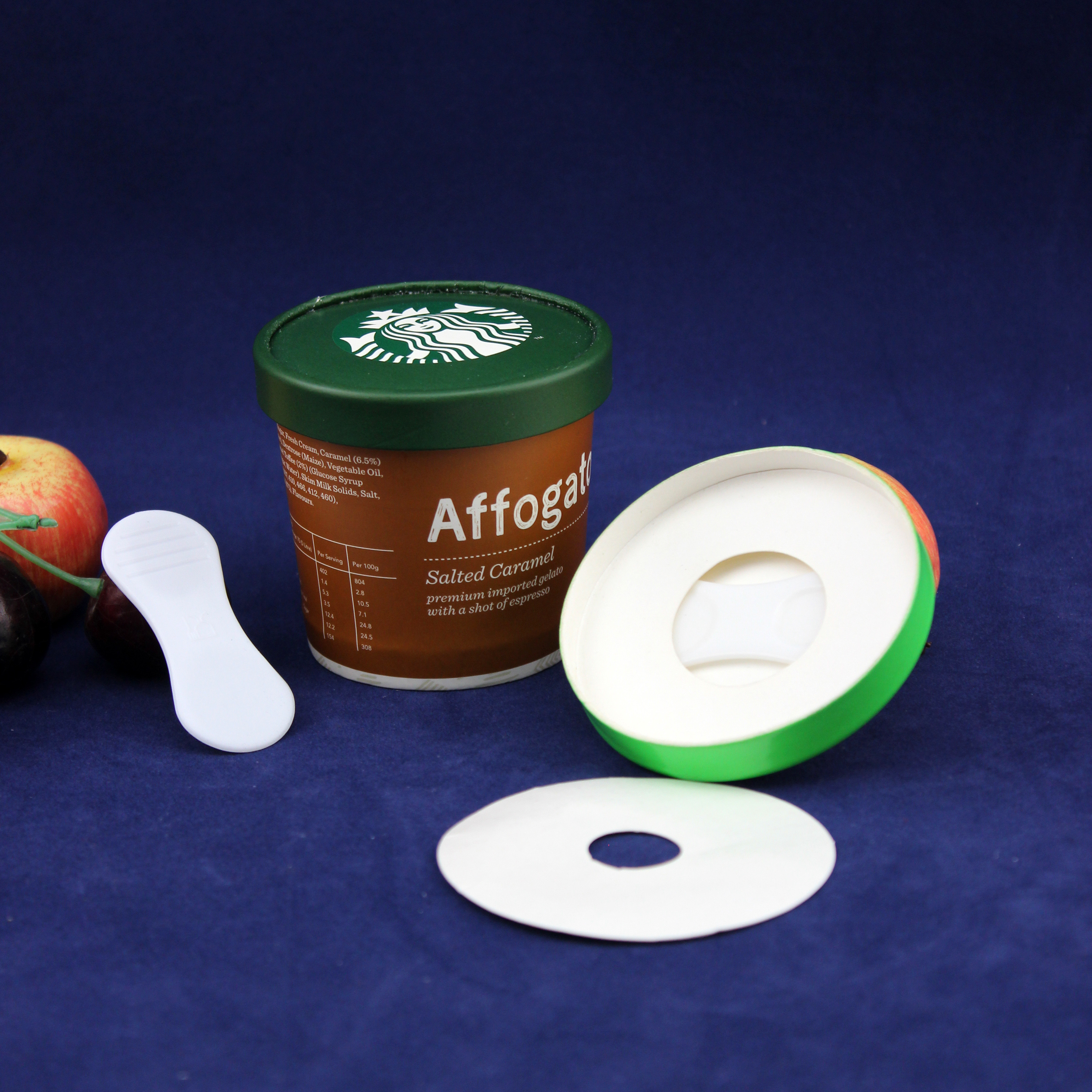 PE Coated Ice Cream Paper Cup With Lid Leakproof 125ml Personalized Bowls