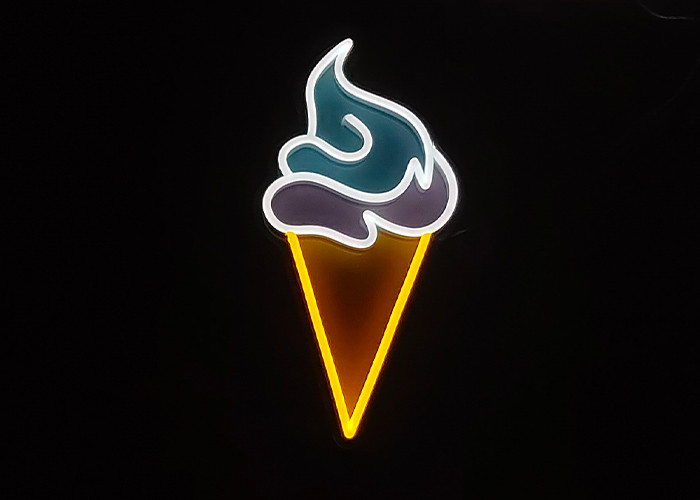 USA Hot sell ice cream custom neon sign Vasten amazon popular pattern