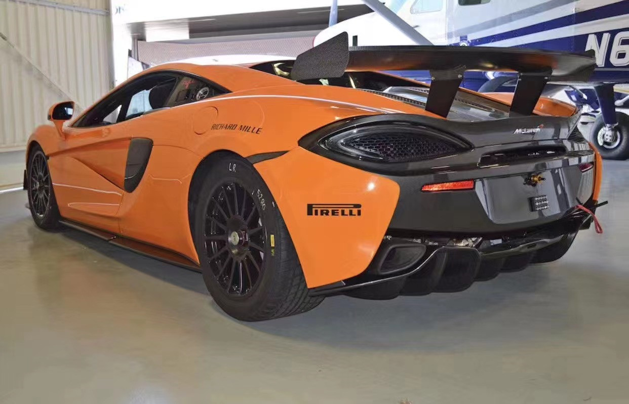 For McLaren 540C 570S Body Kit 540C 570S Upgraded GT4 Style Front Bumper Spoiler Side Skirt 540C 570S Body Kit