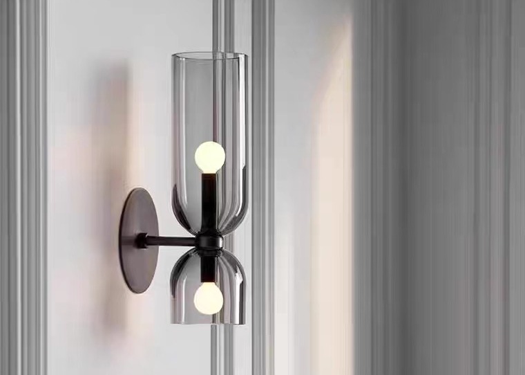 Wholesale Small Glass E27 Lamp Holder COC Bedroom Wall Lamp