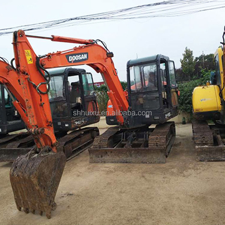 original paint used mini digger doosan55/second hand doosan55 cheap price on sale