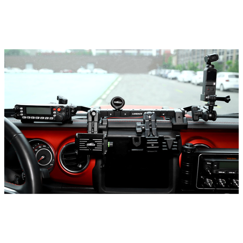 Aluminum Alloy Dashboard Mount for YAESU FM Transceiver Base Station Car Mobile Radio