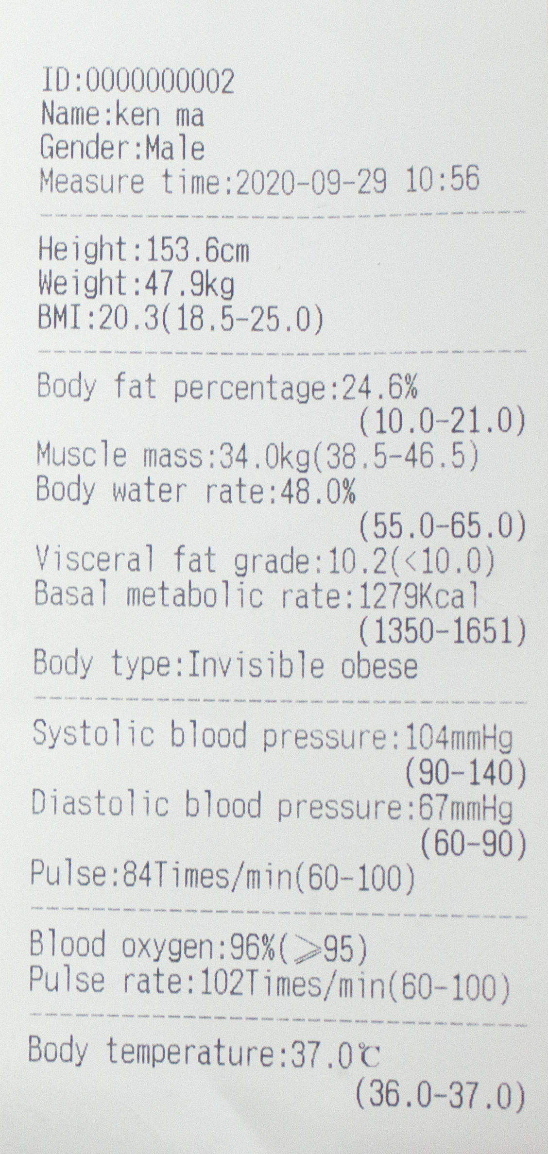 Ultrasonic 400kg Body Composition Analyzer Machine Digital Height And Weight Scale