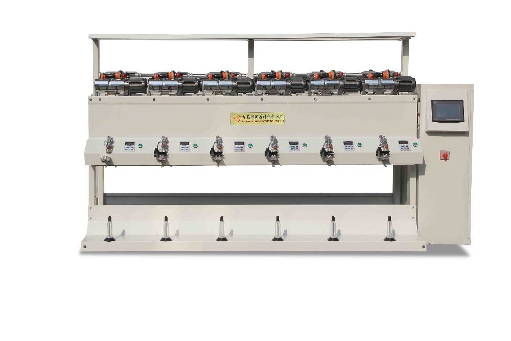 Tight Yarn AC 12 Spindle Cone Yarn Winding Machine