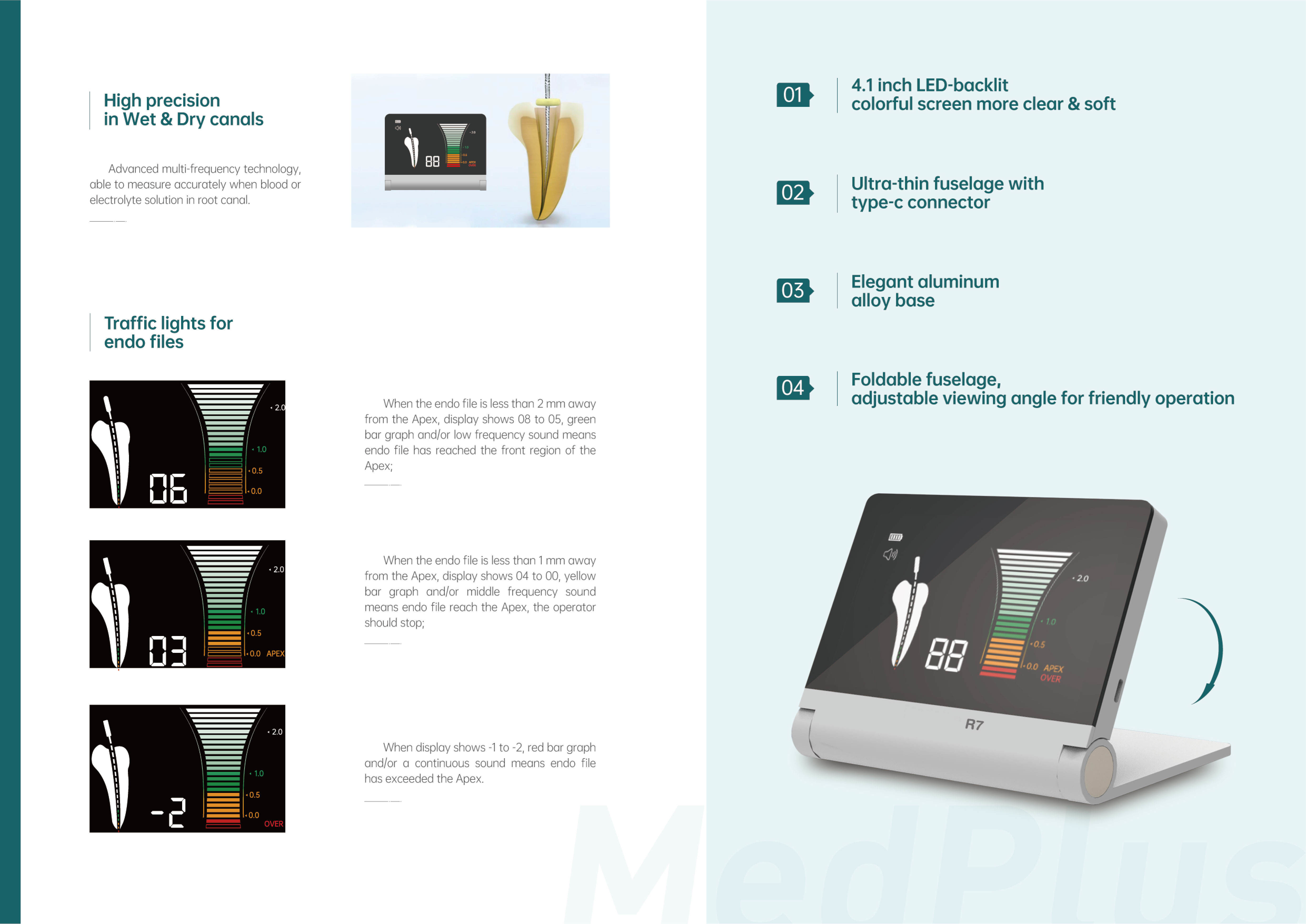 100V-240V Endodontic Motor With Apex Locator , Portable Apex Locator And Endo Motor