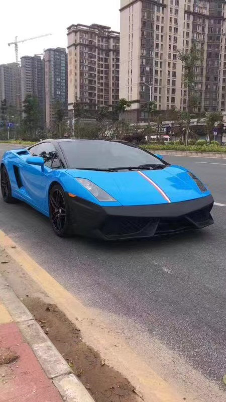 FOR Lamborghini Gallardo LP550 LP560 Carbon Fiber Body Kit LP550 LP560 Upgraded DMC Style Front and Rear Bumper Spoiler Body Kit