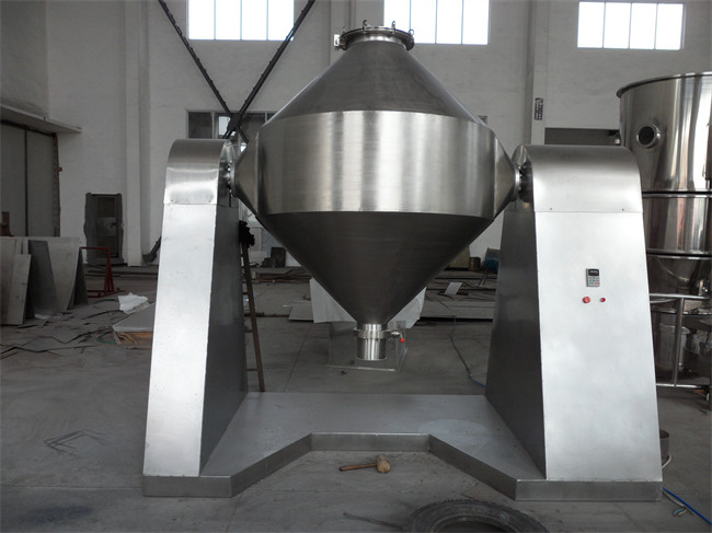 Food Flour Portable Double Cone Mixer Blender Mixing Machine For Cosmetic Powder