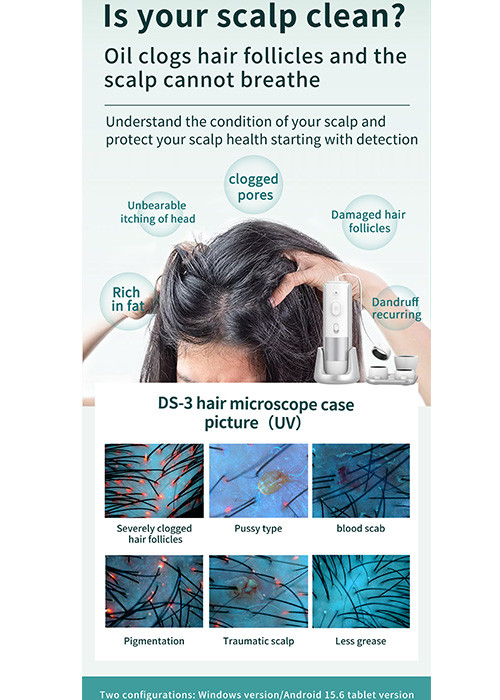 Hair And Scalp Analysis Machine , Skin Diagnosis Hair Analyzer Machine