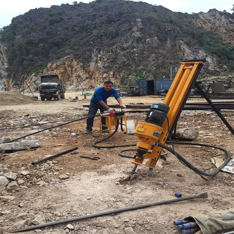 120 Type Down The Hole Drilling Rig Slope Support Small Lightweight Bracket Drilling Fast