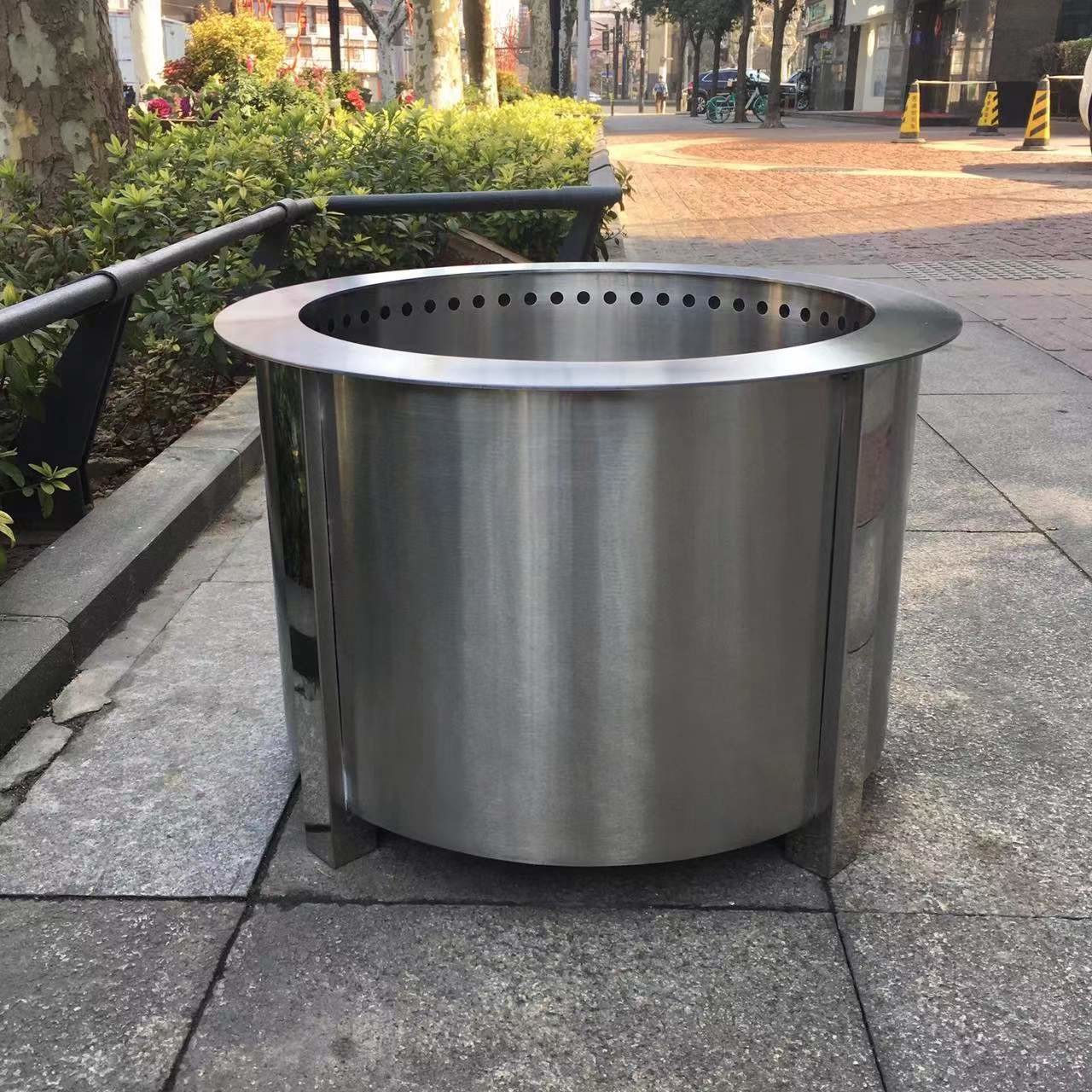 Ss 304 Portable Smokeless Bonfire Fire Pit 22 Inch Outdoor Stove
