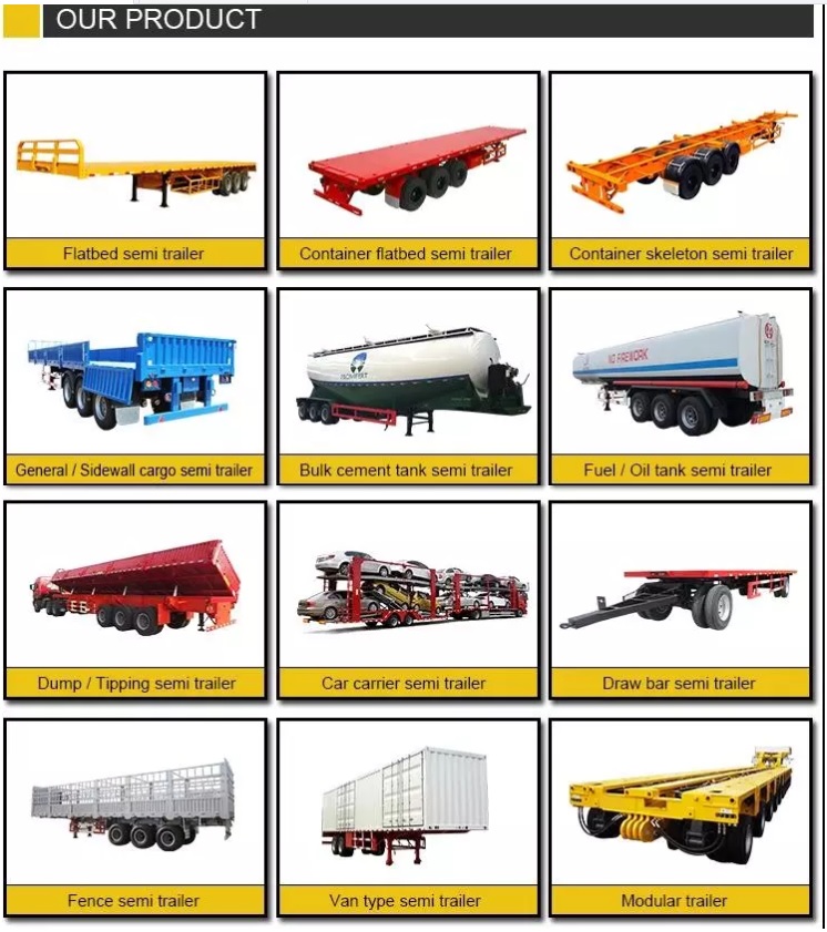 Fully Welded Chassis 3 Axles 45ft 40tons Flatbed Trailers for Flexible Cargo Delivery