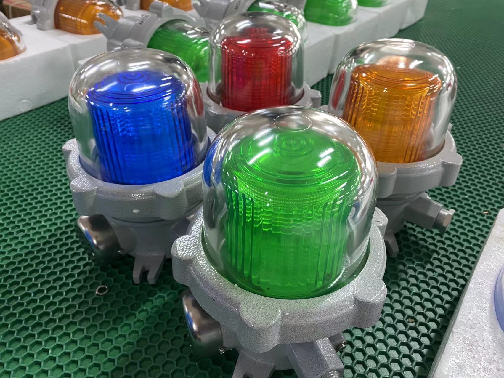 High Brightness Explosion Proof Warning Lights And Alarm Lamps Ceiling Mounted 150 times Per Min Flashing Frequency