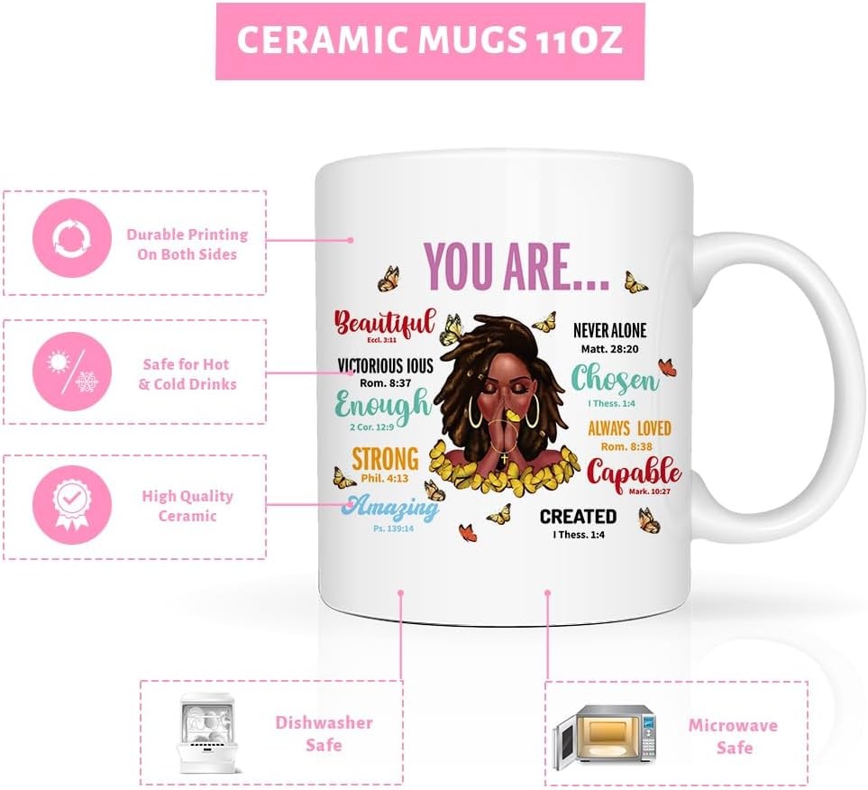 discoloration mugs Inspirational Christian Gifts for Women Encouragement Cups for Best Friend Self Care Mug