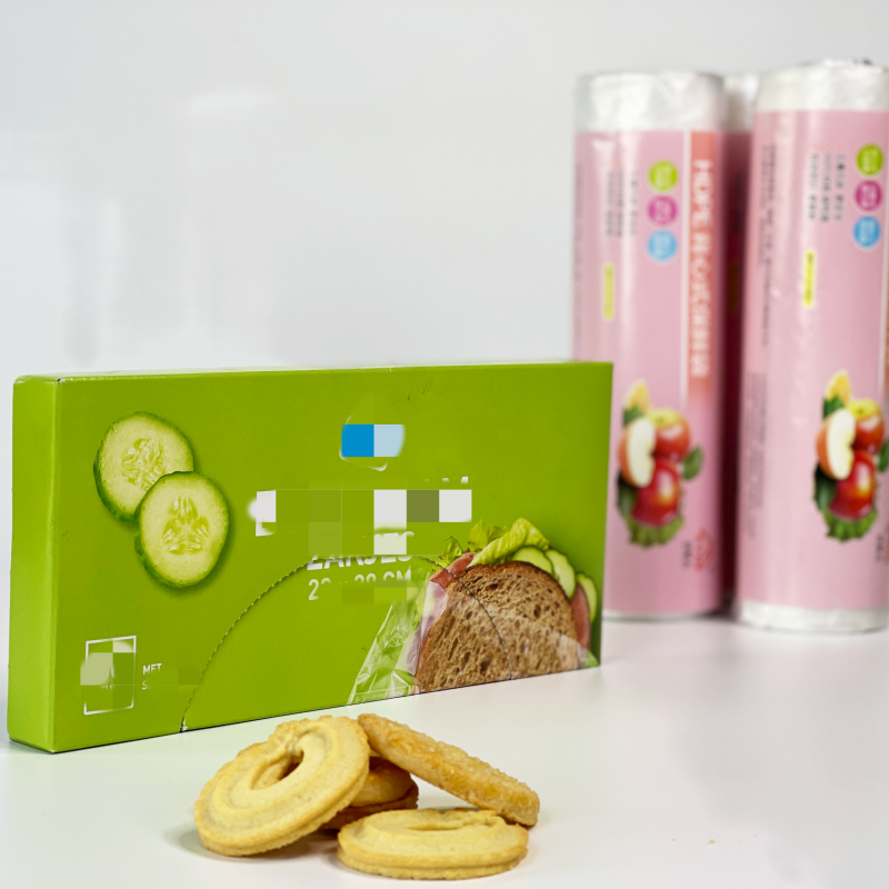 Bio Degradable PE Custom Plastic Bags For Food On Roll For Clear And Fresh Protection