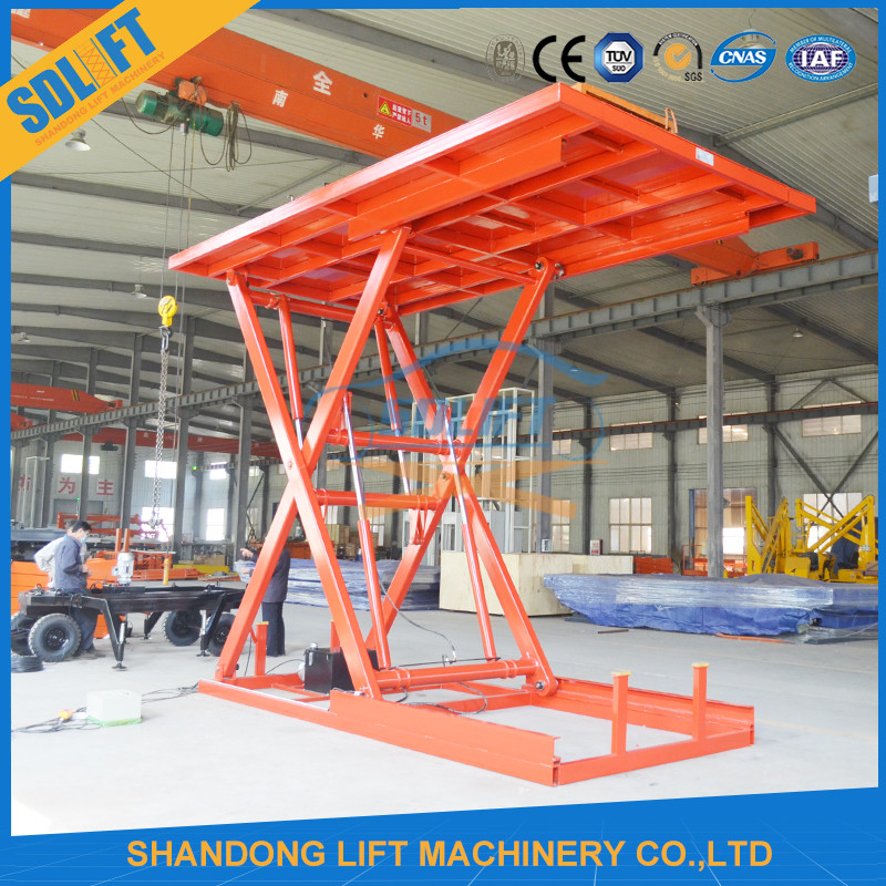 Home Use 3M Height Hydraulic Scissor Car Lift With Ce