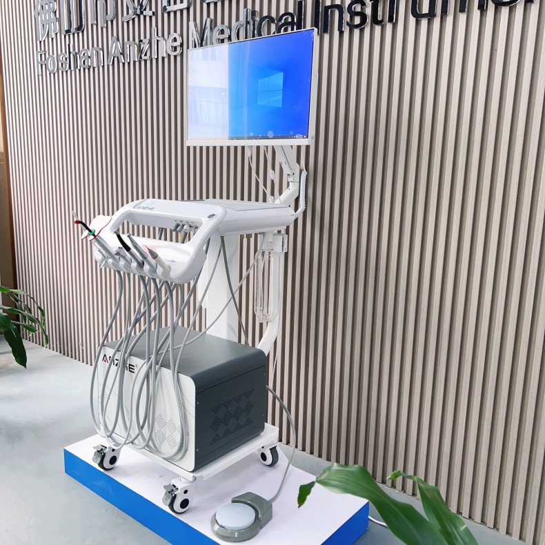 Pet Dental Treatment Cart Foshan Factory Custom Vet Dental Trolley With Oral Camera