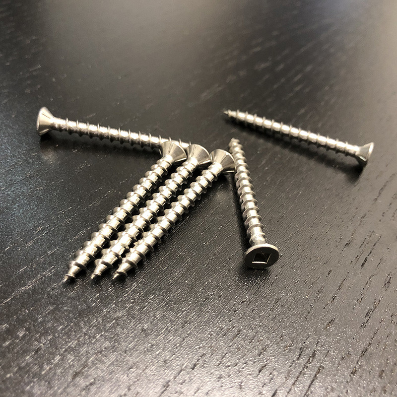 10G X 45mm Wood Deck Screws #2 Square Drive Type 17 304 Stainless Steel Timber Screws