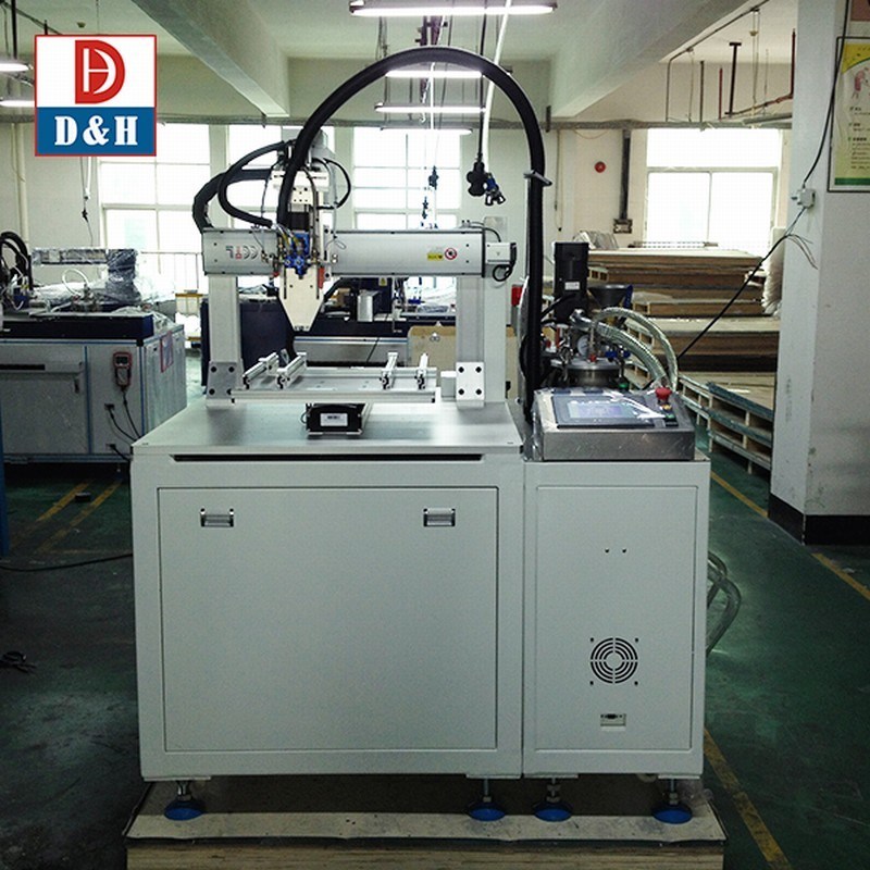 Two Part Epoxy Resin Ab Glue Meter Mixing Dispensing CNC Machine at 700x700x100 Size
