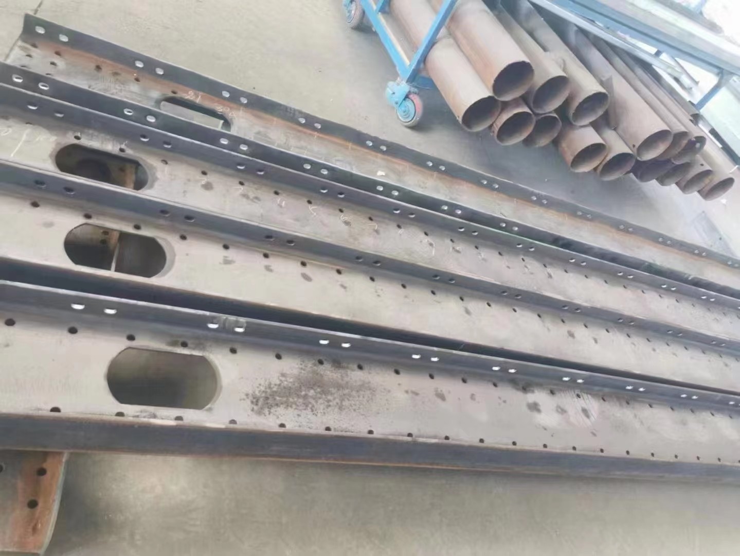 6m Flat Steel Channel Steel Automatic Punching And Shearing Machine