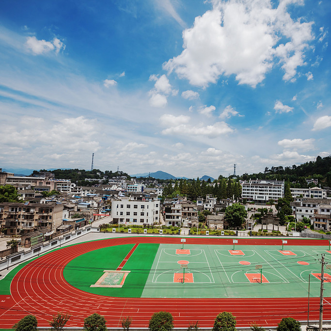 Stadium Sandwich System Running Track EPDM Rubber Flooring Surface