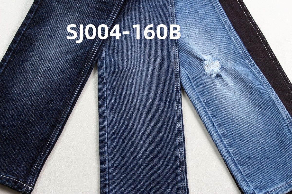 12 oz dark blue high stretch woven denim fabric for jeans