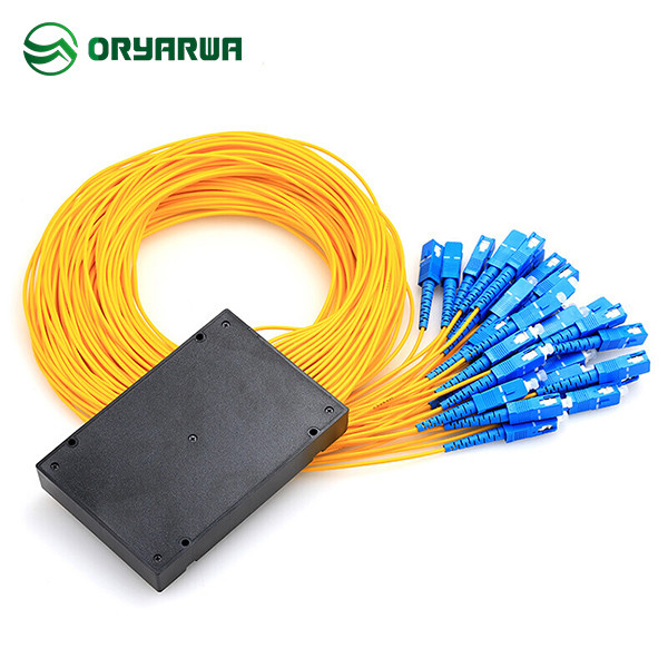 SM MM Fiber Optic 1x32 Cassette PLC Splitter ABS Material