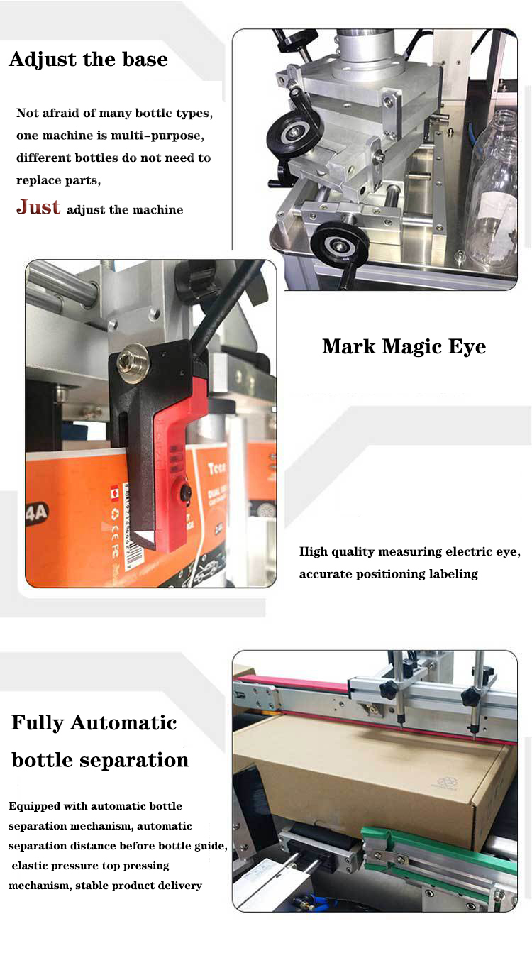 Advanced Labeling Machine for Double Sided Labeling of Auto Laundry Detergent and Grease