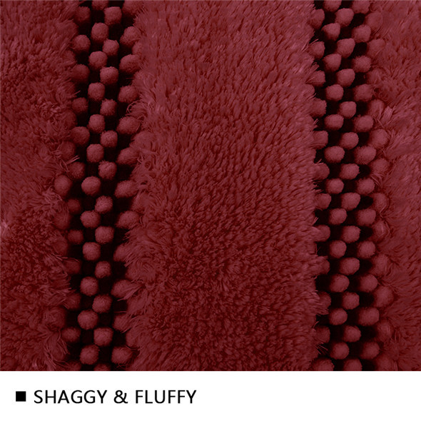 Anti Slip Microfiber Chenille Bath Mat