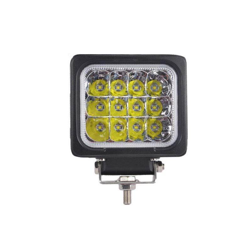 10-30V Professional Square 48W LED Work Light for Mining Machinery