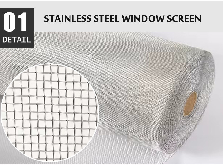 Stainless Steel Insect Window Screen Insect Window Fly Screen Net