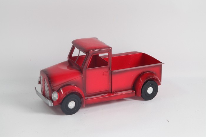 Indoor / Outdoor Metal Christmas Decoration Car Attached To Christmas Tree Customized