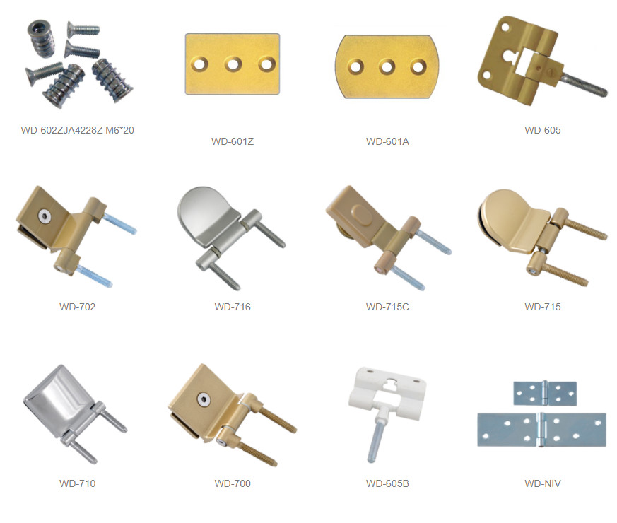 Zinc Powder Coated Gate Hinges Black Alloy Steel Lightweight Nice Looking