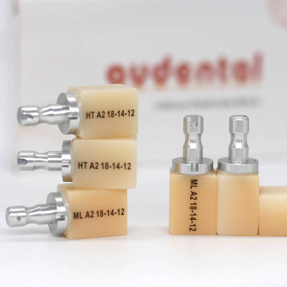 Dental Glass Ceramics B40 HT LT LiSi Block For Veneer Crown Coping Onlay And Bridges Audental