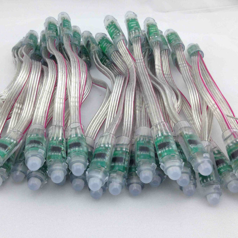 Professional CE 0.3W 12mm Straw Hat Pixel LED Light Curtain Waterproof IP67