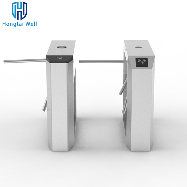 Fingerprint Tripod Turnstile Gate Automatic RS485 Communication Interface
