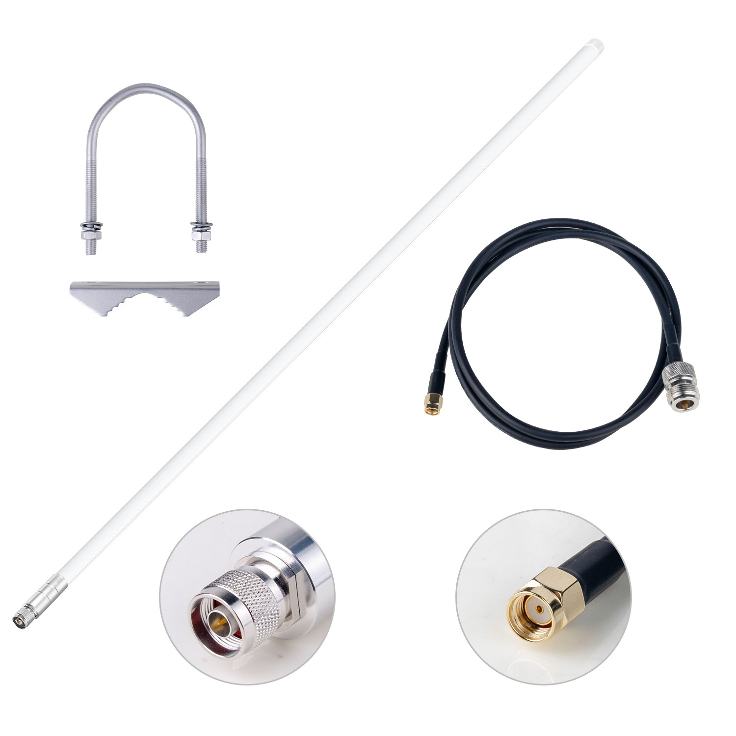 5.8dBi Cellular 915MHz Helium Hotspot LoRa Gateway Antenna Waterproof