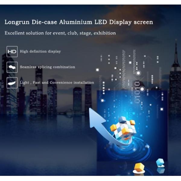 P4 Newest Technology Led Commercial Advertising Display Screen 1RGB SMD 1921 Type