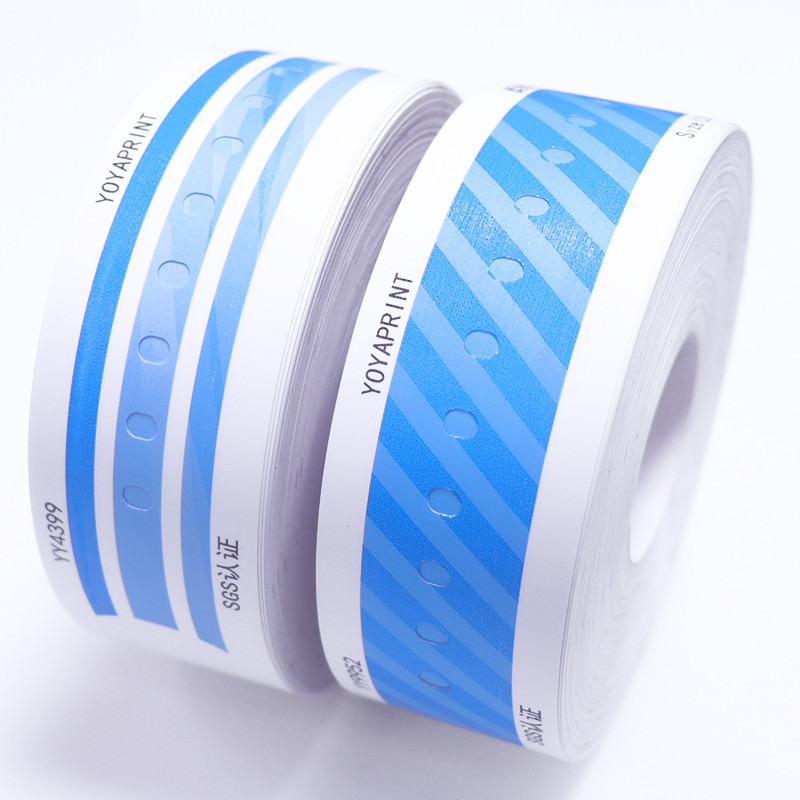 Factory Hospital Wristbands For Accurate Patient Identification Inkjet Printed Thermo-Sensitive Paper ID Wristbands