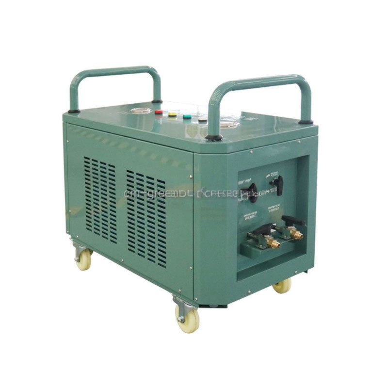 R123 R245fa Oil Less 2HP Refrigerant Recovery Charging Machine Low Pressure Refrigerant Chiller Recovery Machine
