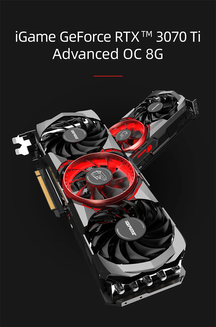 IGame GeForce RTX 3070 Ti Graphics Card Advanced OC 8G RTX 3070 Ti Architecture Chip