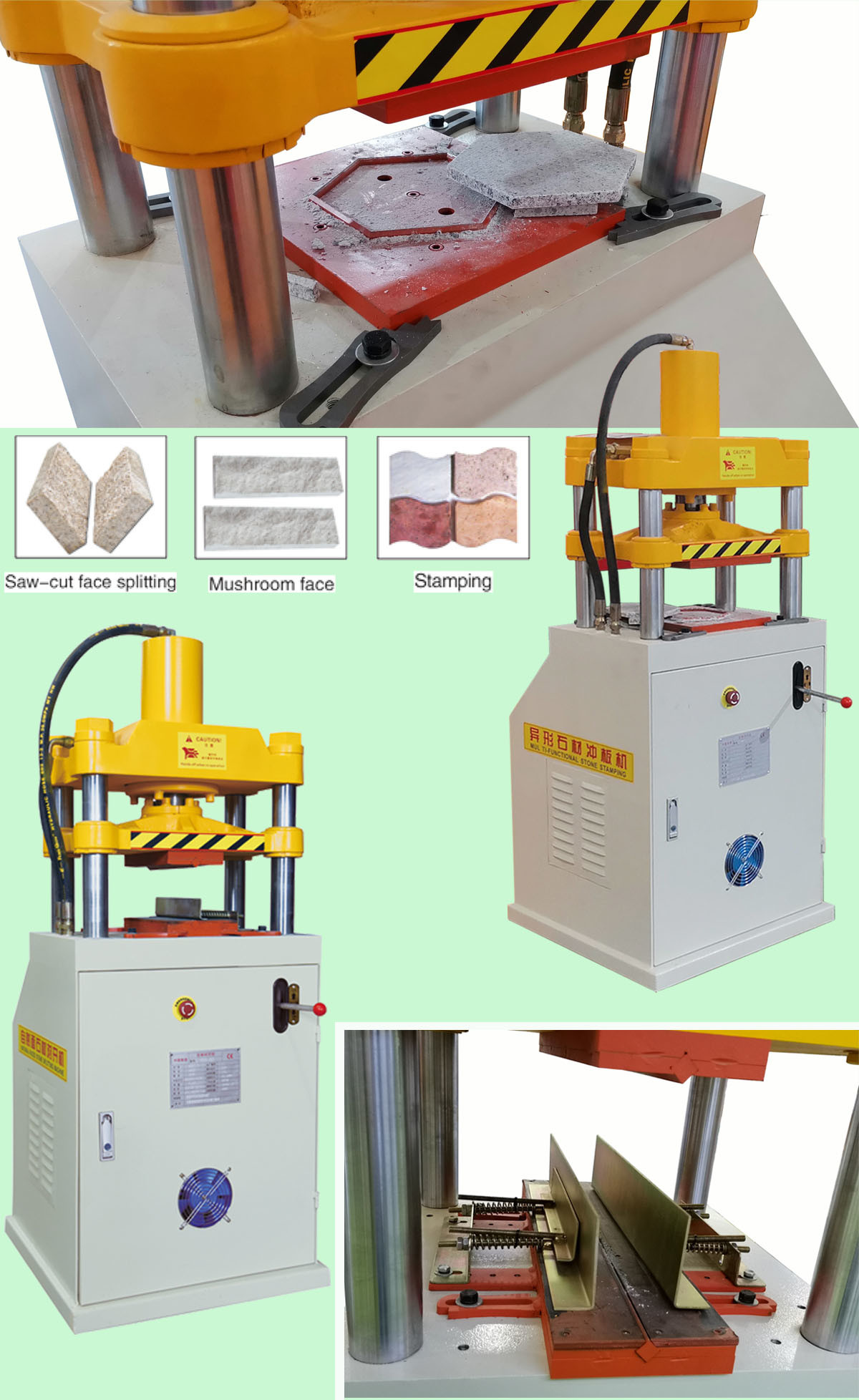 Stone Hydraulic Press Machine