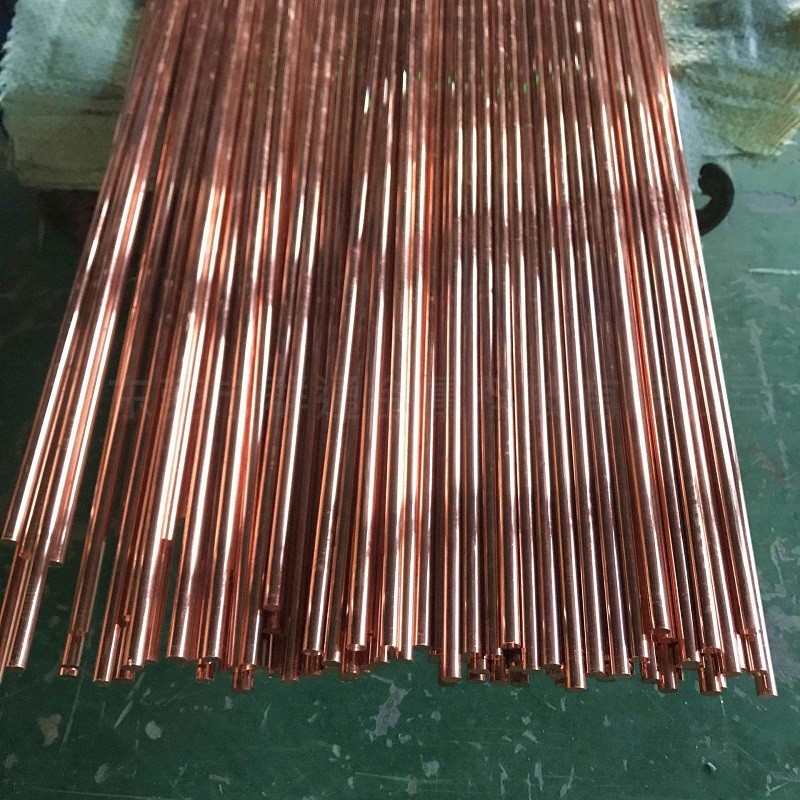 99.9% Pure Copper Solid Bar C11000 ASTM EN DIN Standard 4 - 250mm Diameter
