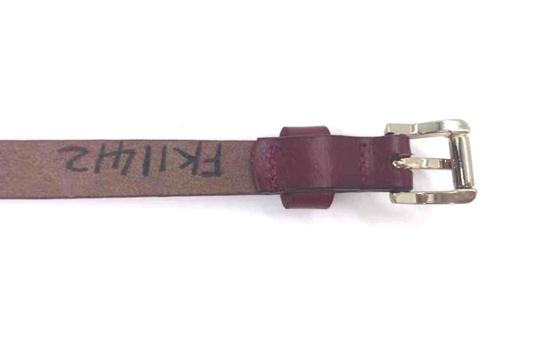 Modern Studded Ladies Skinny Leather Belts Punk 0.55'' Width Zinc Alloy Buckle
