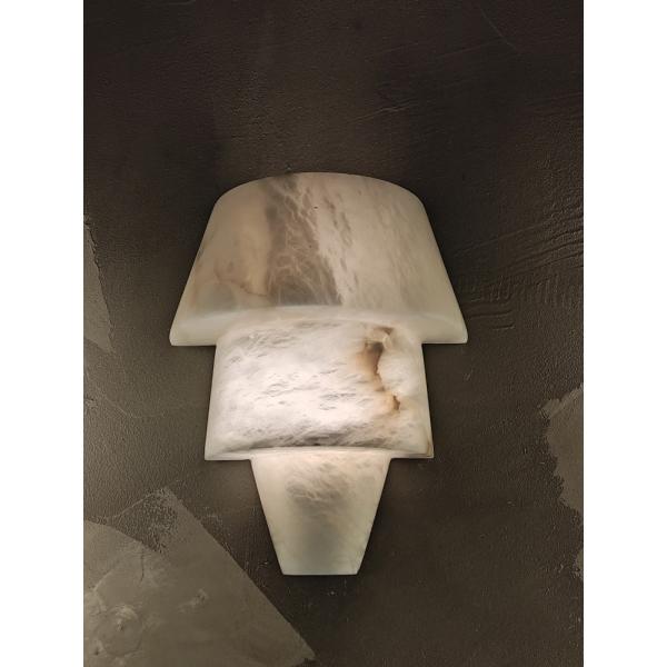 Custom Alabaster Wall Sconce 220mm x 275mm LED 110V-240V