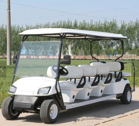 35mph 10 Passengers Golf Cart 72V 100AH Battery Custom Built Long Life Span