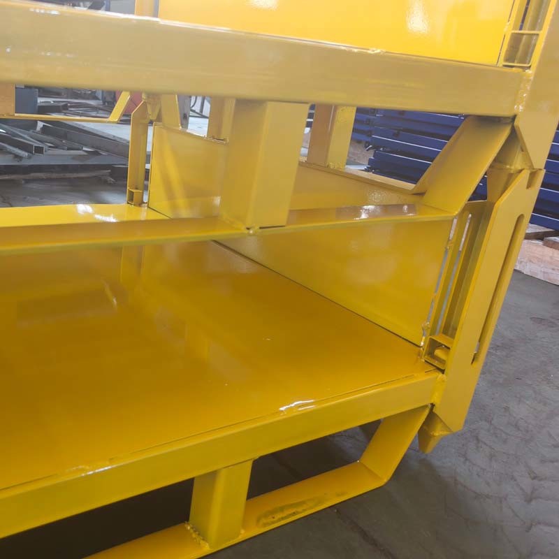 Heavy Duty Steel Bulk Bins Metal Pallet Bins Customized For Industrial
