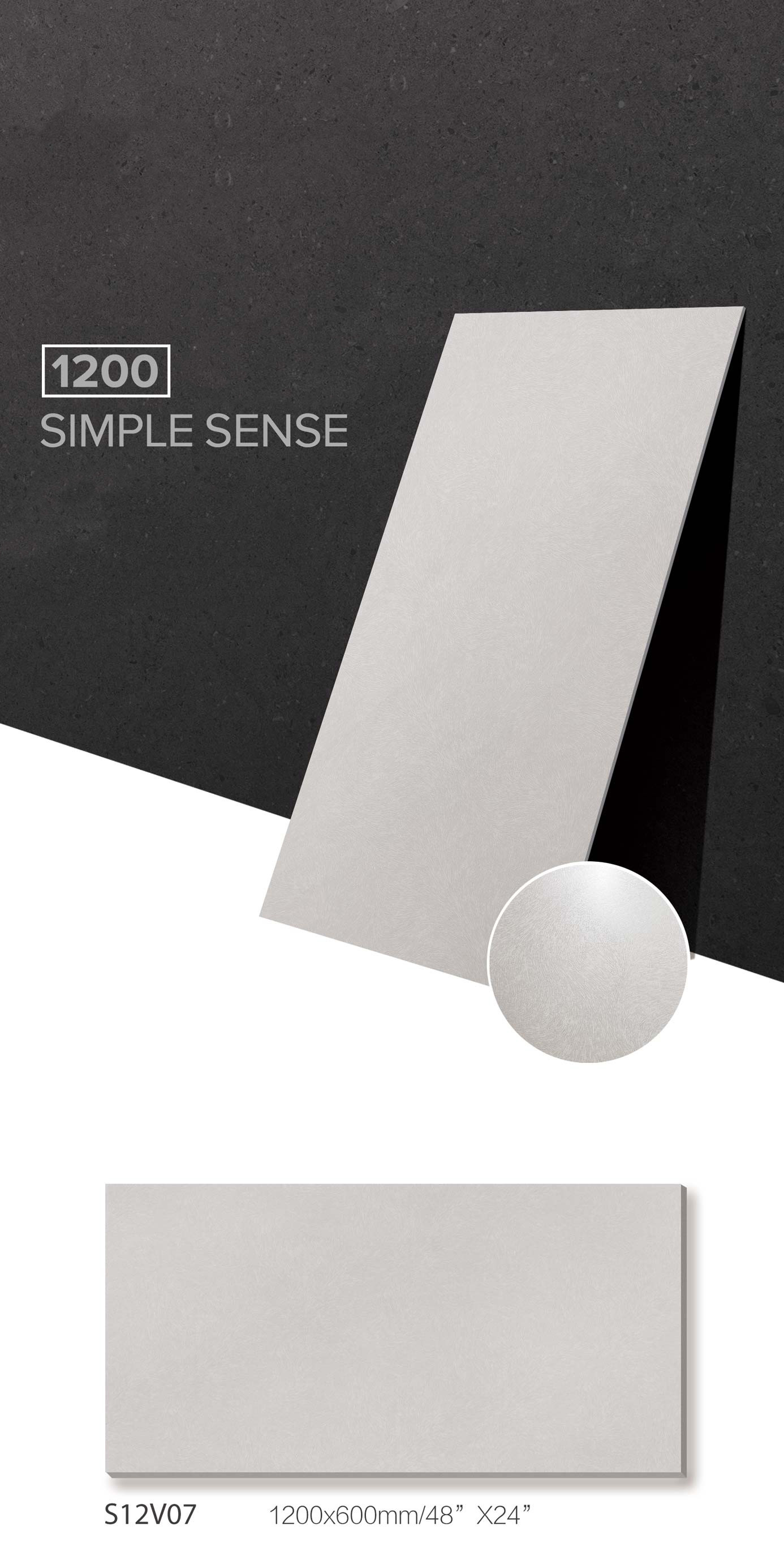 Outdoor Tiles Gray 1200x600mm Interior Floor Glazed Porcelain Decoration Tiles For Shower